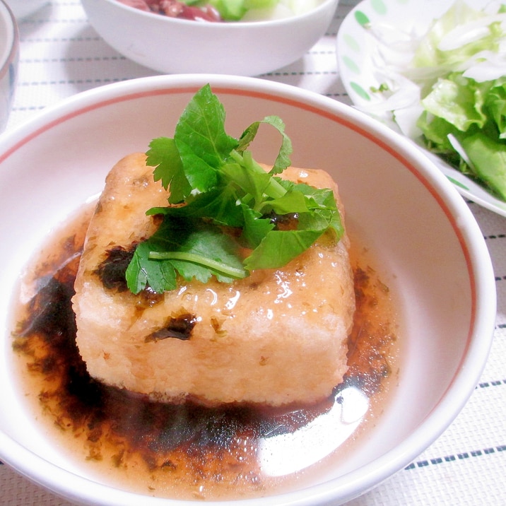 あんかけ 豆腐 揚げ 出し 温かい豆腐のあんかけレシピ